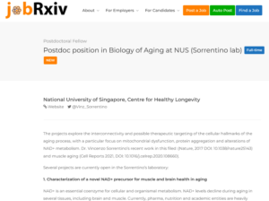 National University of Singapore, Centre for Healthy Longevity